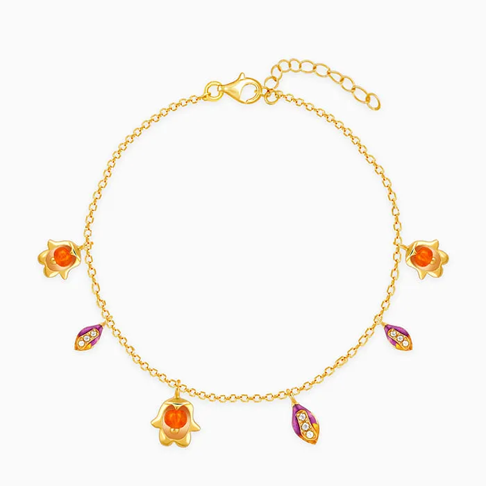 Golden Classic Bell Mallow Bracelet Giva