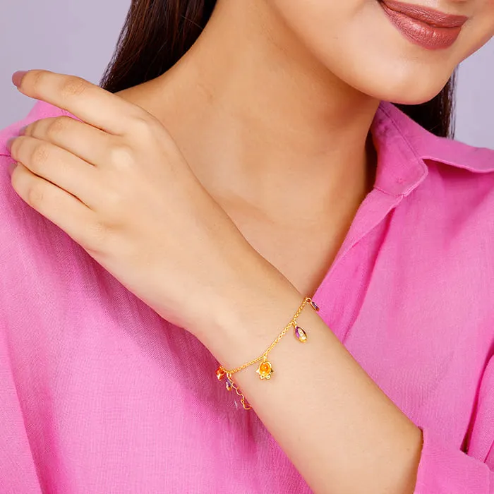 Golden Classic Bell Mallow Bracelet Giva