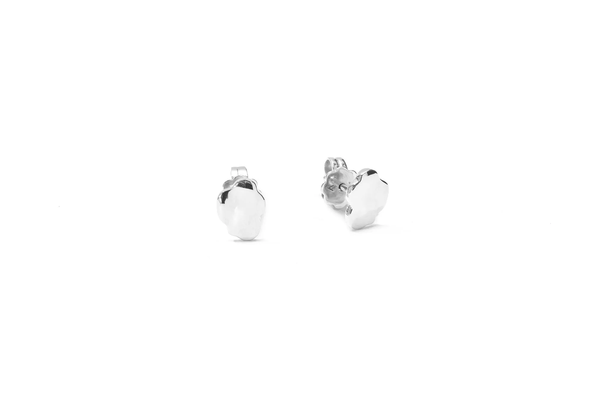 Golden Cloud Mini 18K Whitegold Studs