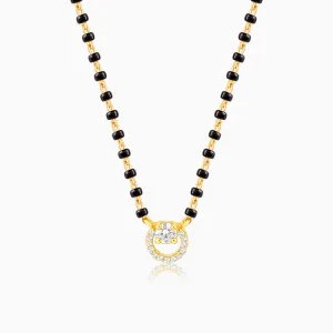 Golden Eclipsed Mangalsutra Giva
