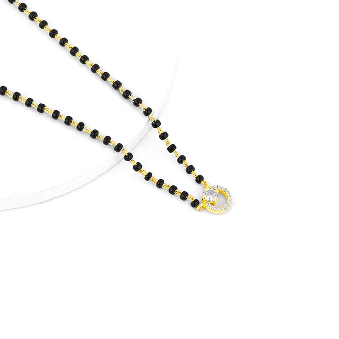 Golden Eclipsed Mangalsutra Giva