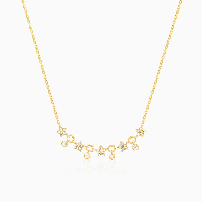 Golden Floral Serenade Necklace Giva