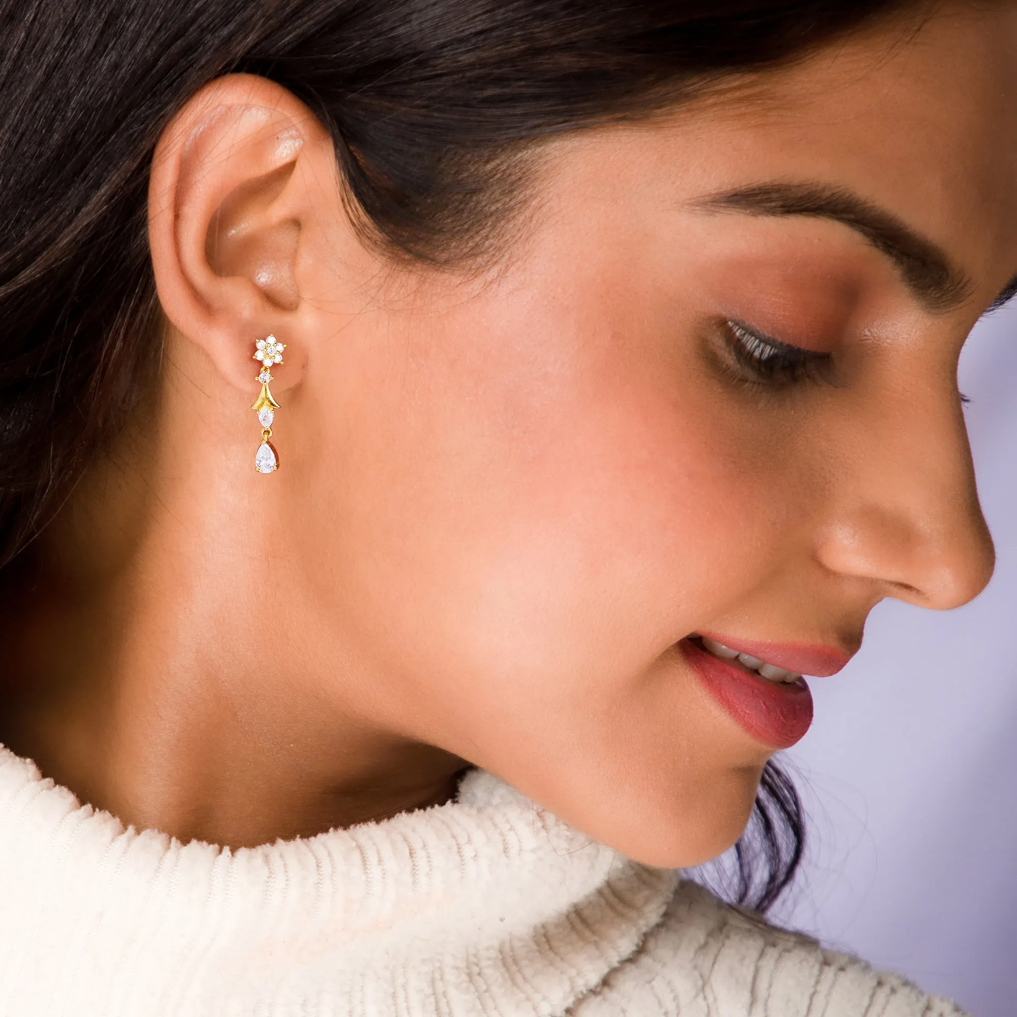 Golden Glinting Joy Zircon Set Giva