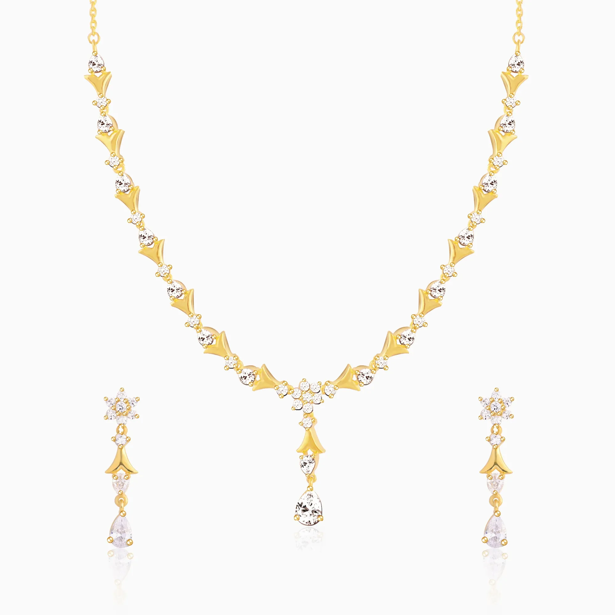 Golden Glinting Joy Zircon Set Giva