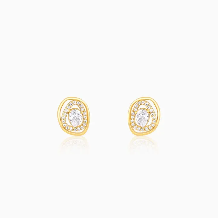 Golden Glittering Earrings Giva
