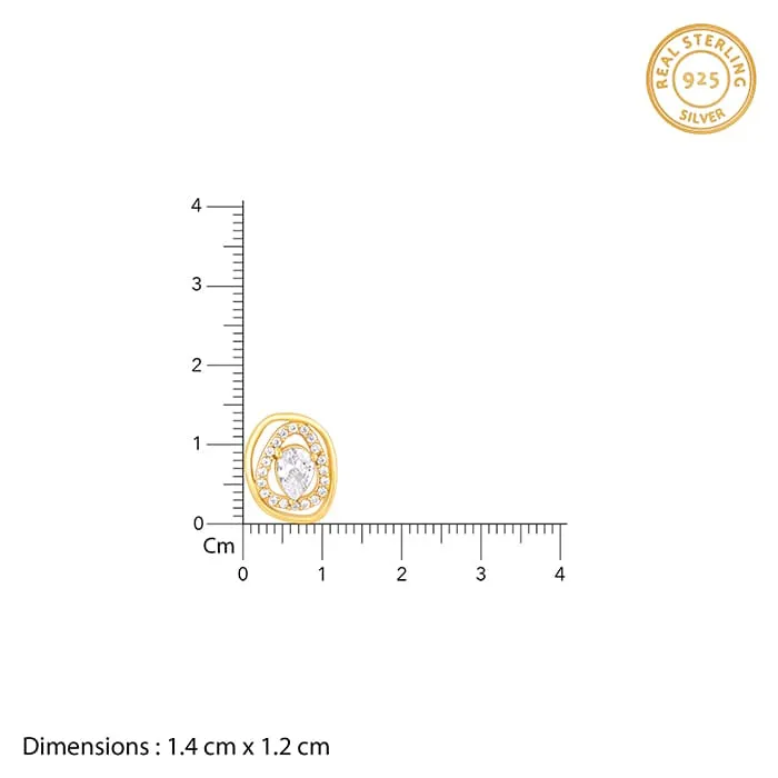 Golden Glittering Earrings Giva