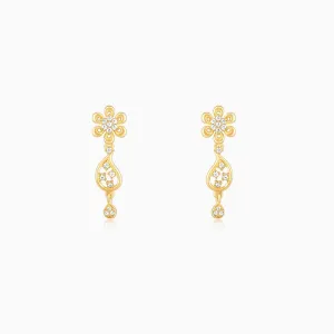 Golden Glorious Flower Earrings Giva