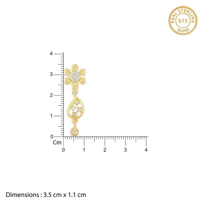 Golden Glorious Flower Earrings Giva