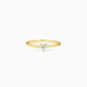 Golden Little Heart Ring Giva
