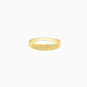 Golden Modest Leader Ring For Him Giva