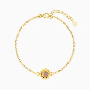Golden Moonstone Chain Bracelet Giva