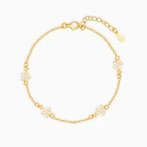 Golden Paired Star Bracelet Giva