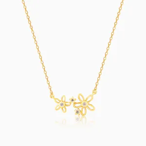 Golden Shimmer Bloom Necklace Giva