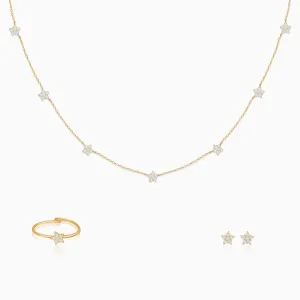 Golden Star Constellation Set Giva