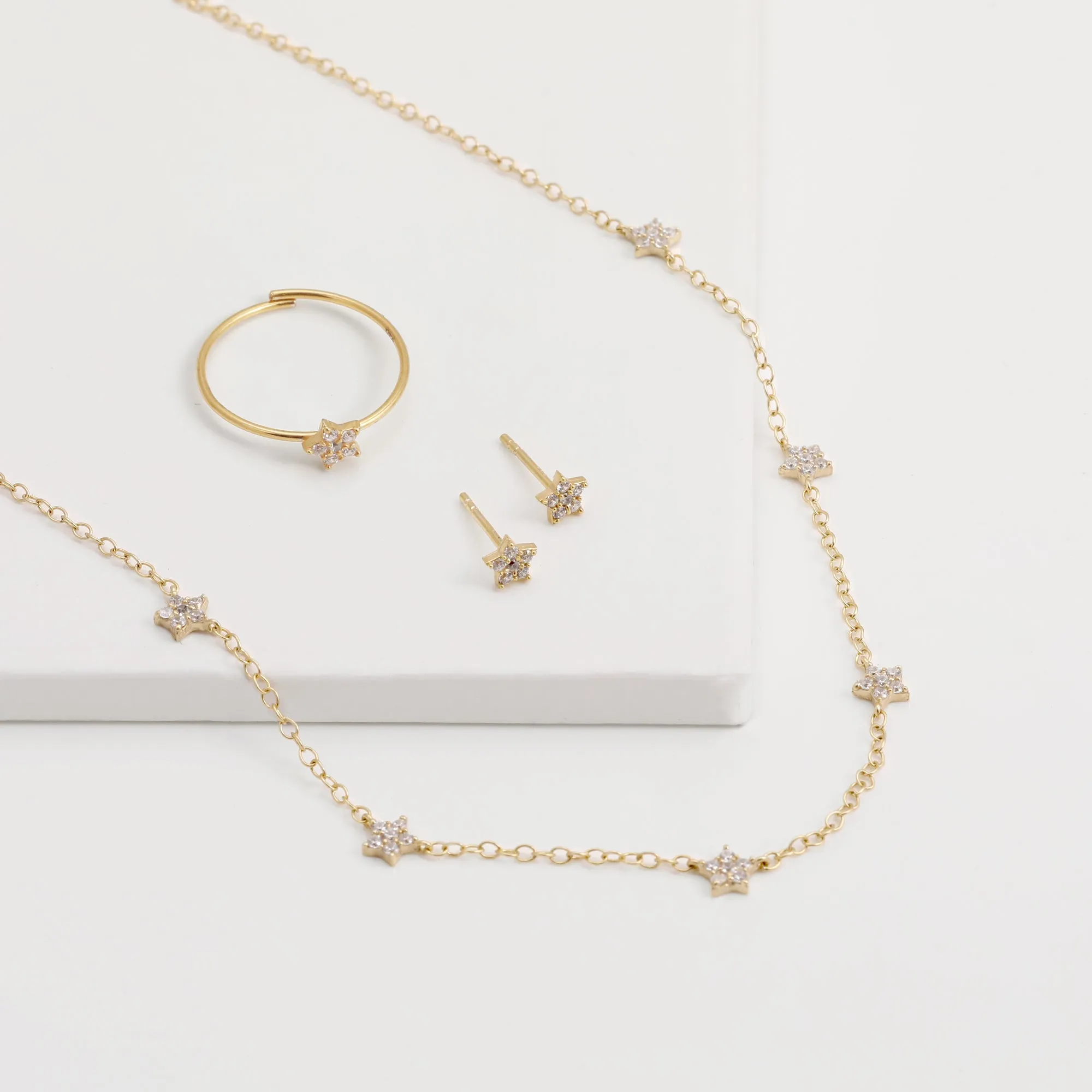 Golden Star Constellation Set Giva