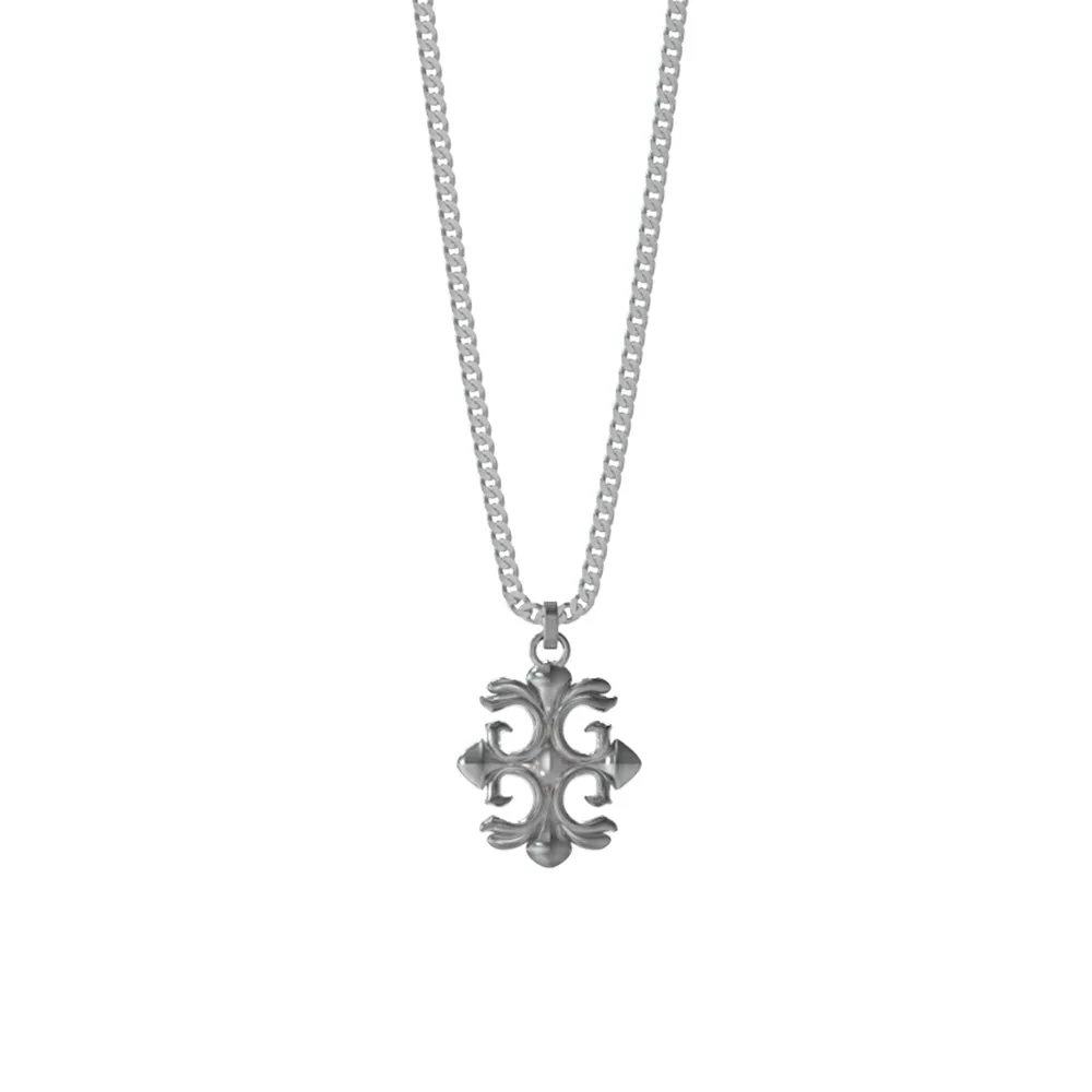 Guess Men's Jewellery Stainless Steel 4G Rebel Charm Pendant On 26" Chain Shiels