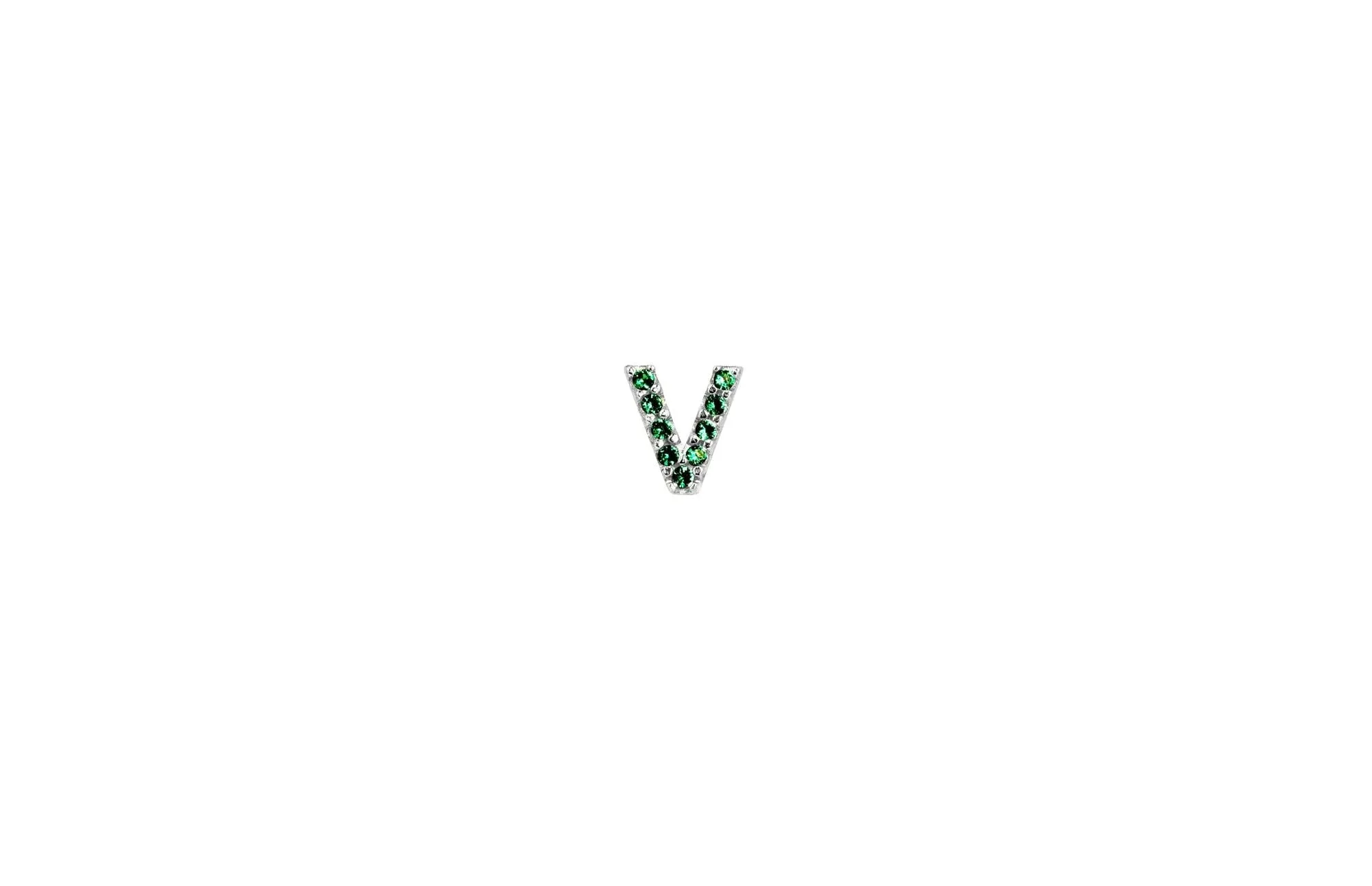 IX V Silver Stud w. Zirconia