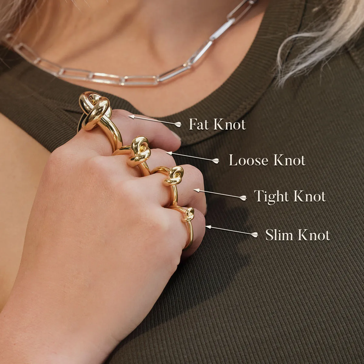 Legacy Knot Small (Tight) 18K Rosegold Ring