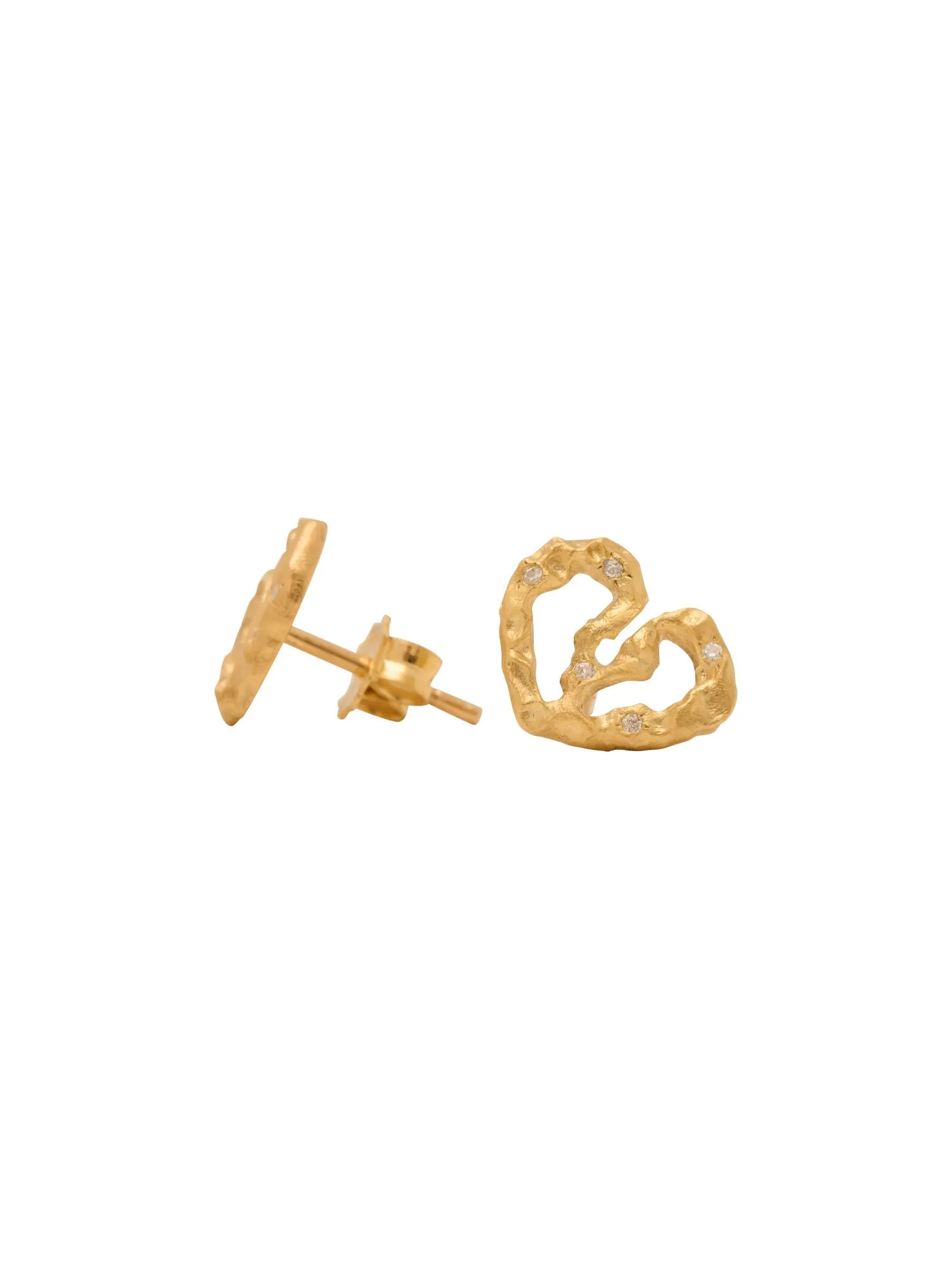 Love me not 18K Gold Earrings