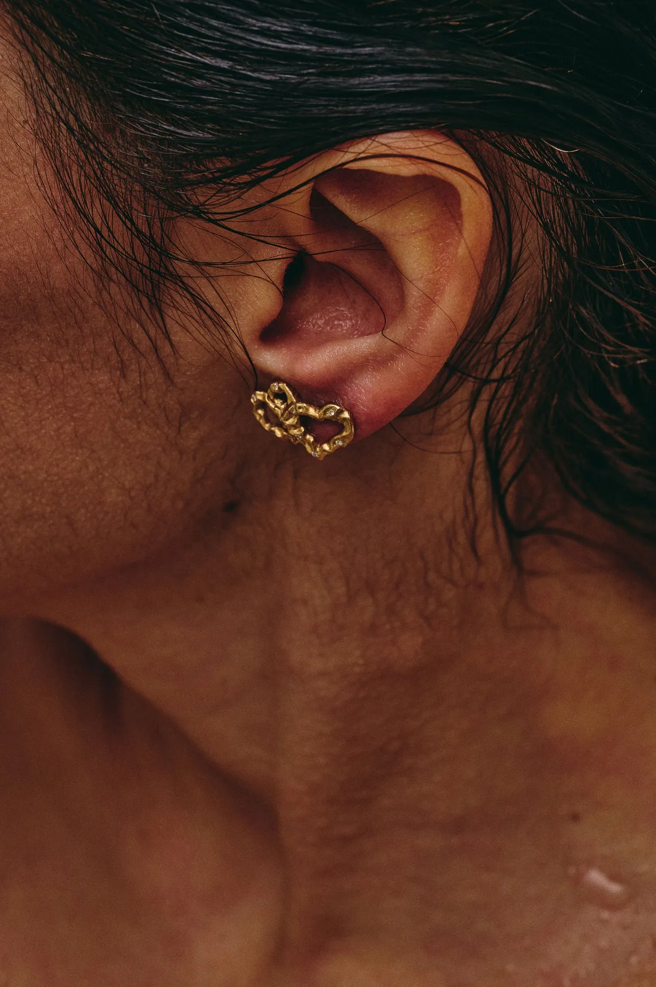 Love me not 18K Gold Earrings