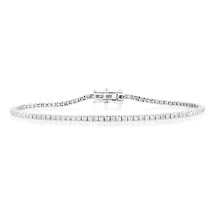 Luminesce Lab Grown 1 Carat Diamond Tennis Bracelet in Sterling Silver Shiels
