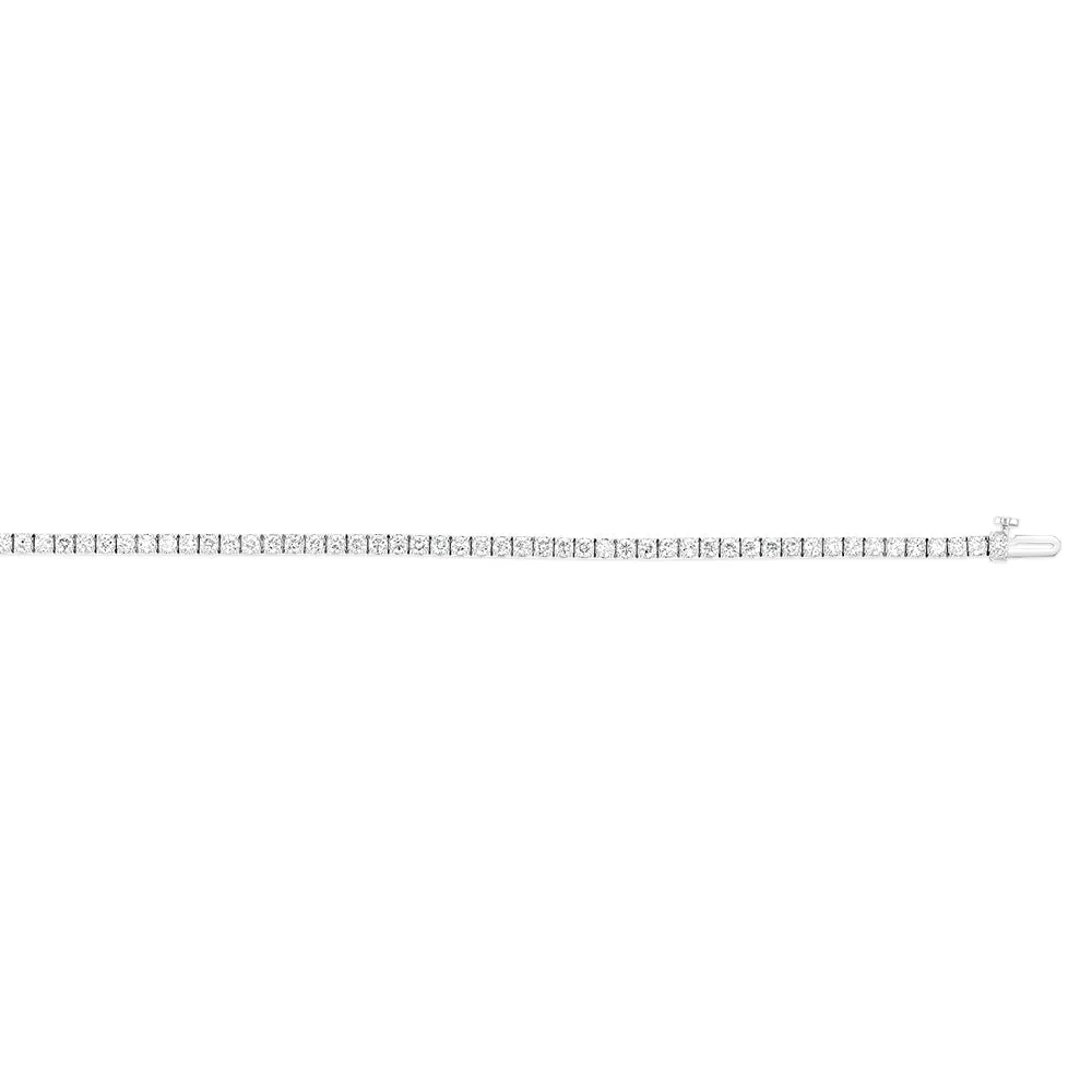 Luminesce Lab Grown 3 Carat Diamond Tennis Bracelet in 9ct White Gold Shiels