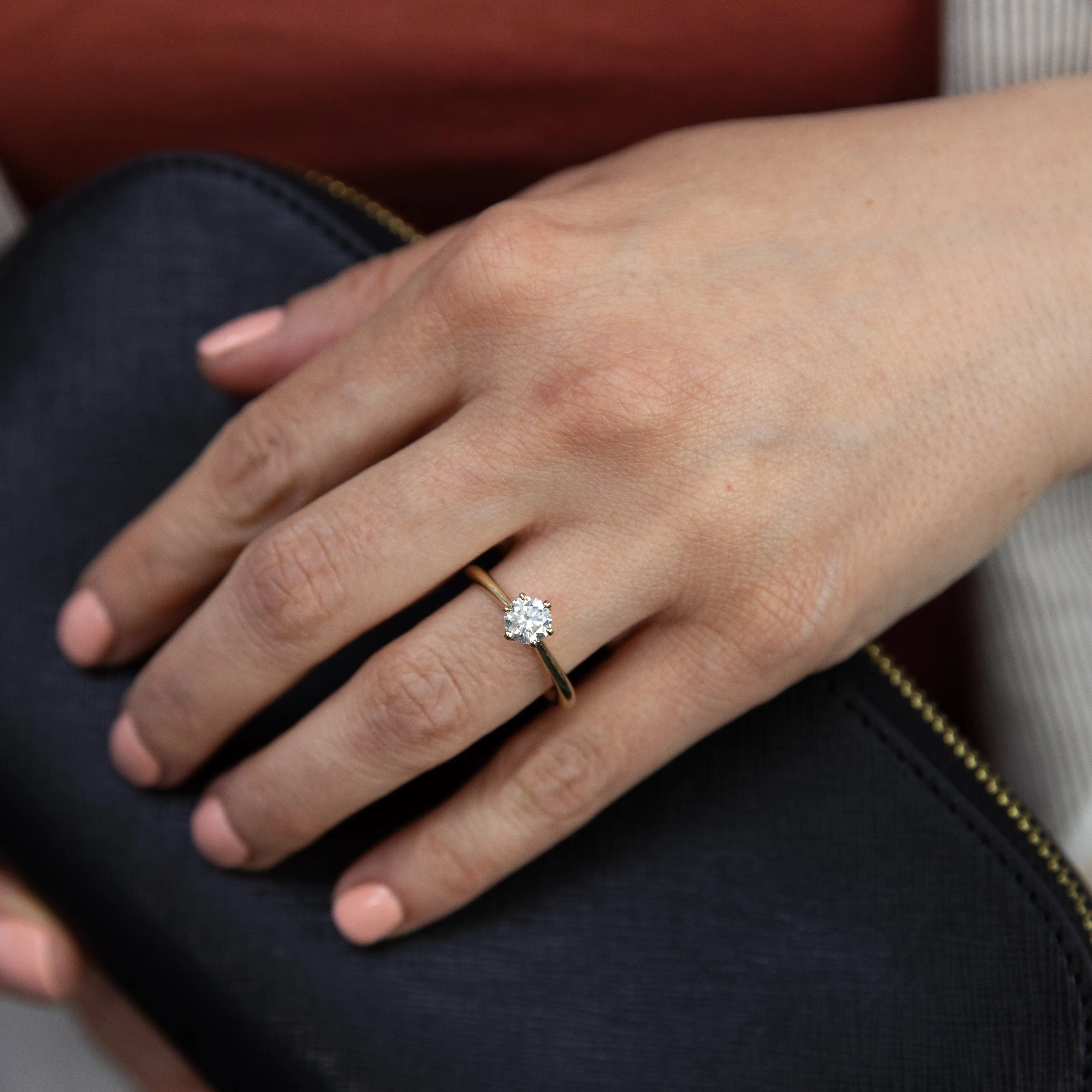 Luminesce Lab Grown 3/4 Carat Diamond Solitaire Ring set in 14ct Yellow Gold Shiels