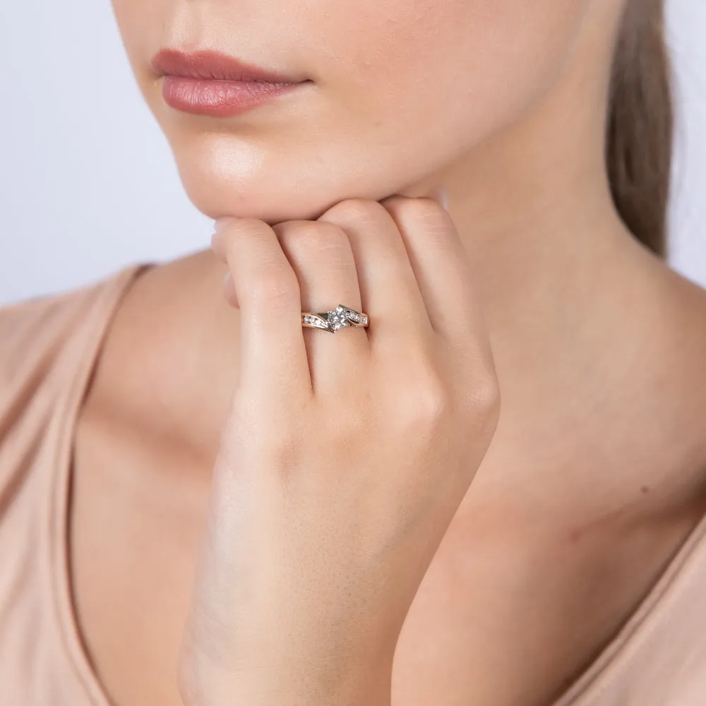 Luminesce Lab Grown 9ct Yellow Gold 1/2 Carat Diamond Ring Shiels