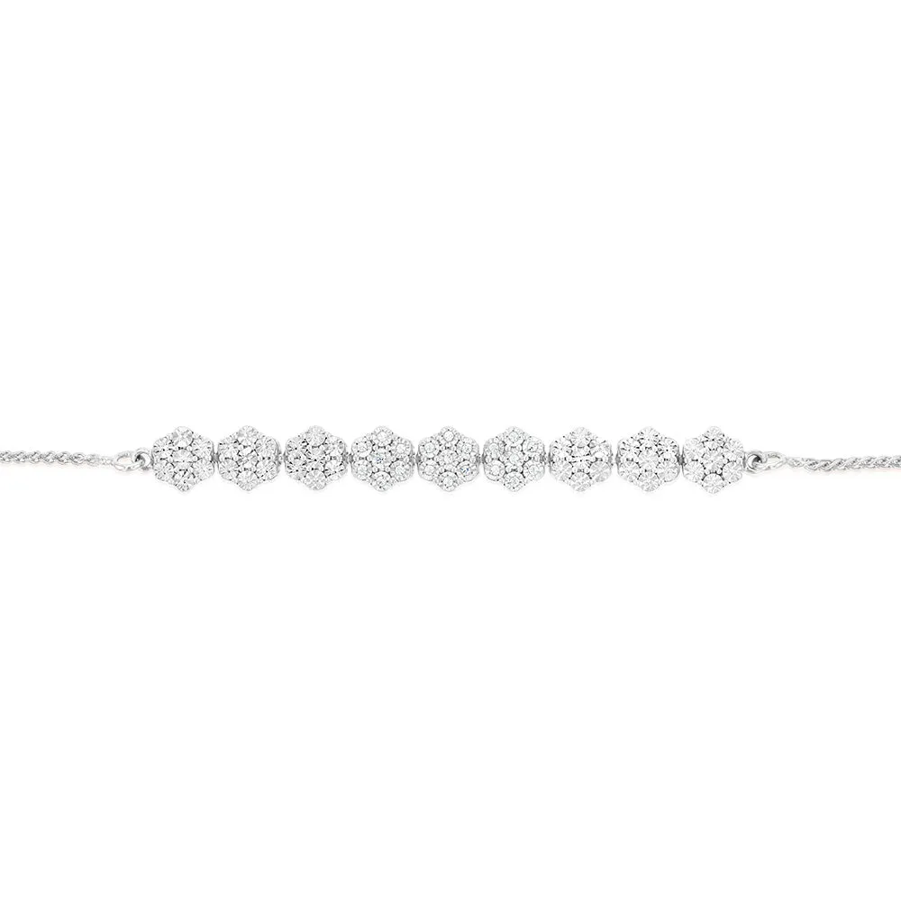 Luminesce Lab Grown Diamonds Bracelet in Sterling Silver Shiels