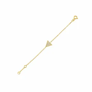Mara 18K Gold Bracelet w. Diamonds