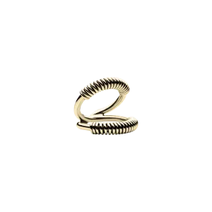 Martini Viper Ring Gold Plated