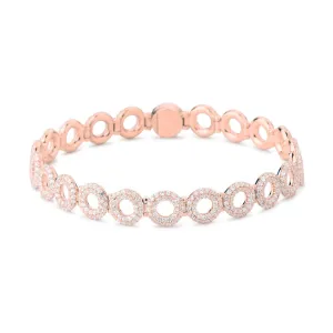 Matiné 18K Rosegold Bracelet w. 708 Diamonds