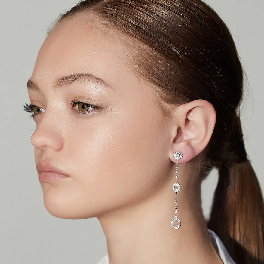 Matiné 18K Whitegold Pendant w. 150 Diamonds