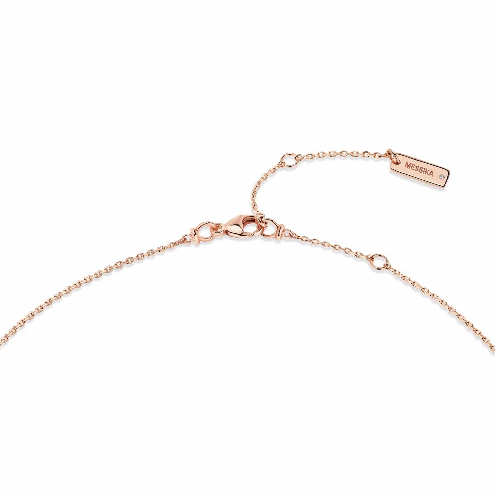 Messika My Twin 18ct Rose Gold 1.24ct Diamond Two Row Necklace