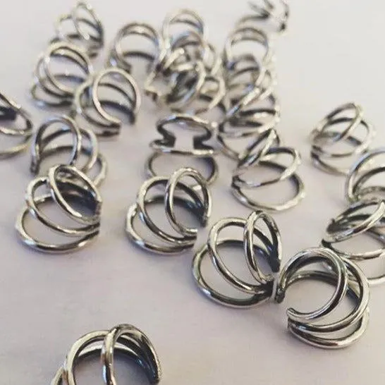 Mini Spine Ear Cuffs Silver