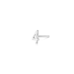 My 4 18K Whitegold Stud w. Diamond