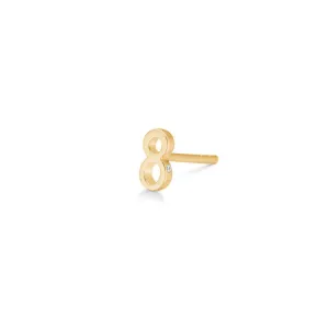 My 8 18K Gold Stud w. Diamond
