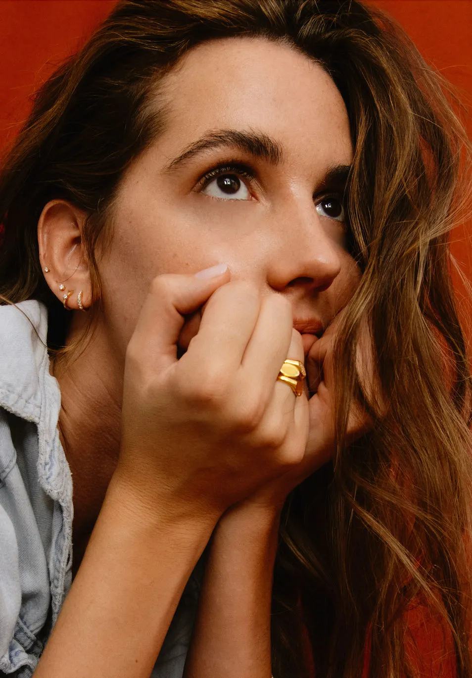 Oval Essential Signet 18K Gold Ring