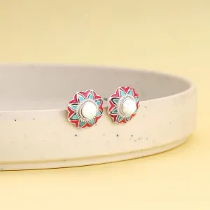 Oxidised Silver Vivid Vibe Earrings Giva