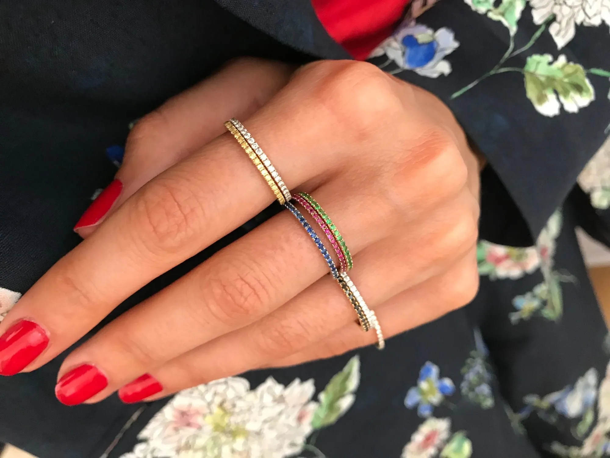 Petit Olivia Ring Gold, Black