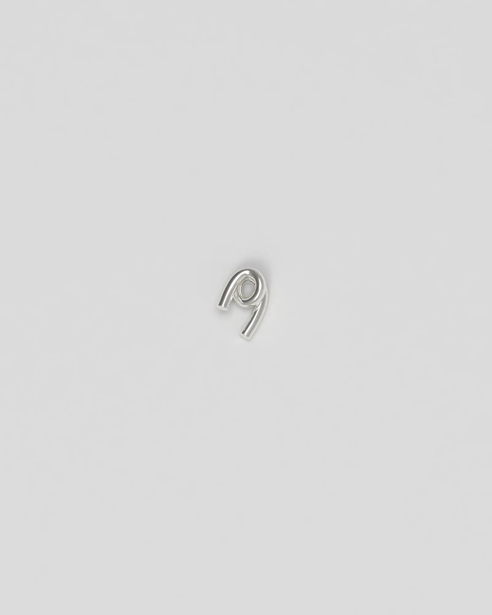 Rose Charm Silver Pendant