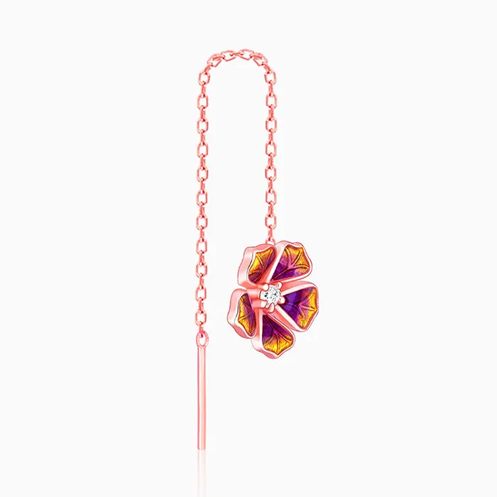 Rose Gold Bell Mallow Earrings Giva