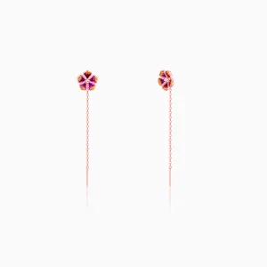 Rose Gold Bell Mallow Earrings Giva