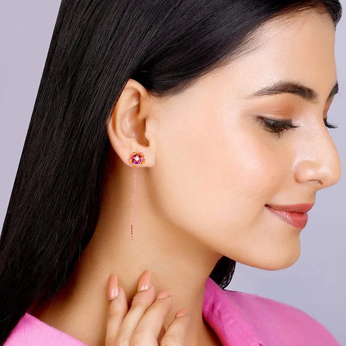 Rose Gold Bell Mallow Earrings Giva