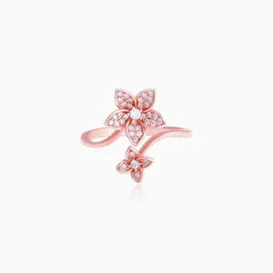 Rose Gold Blooming Flower Ring Giva