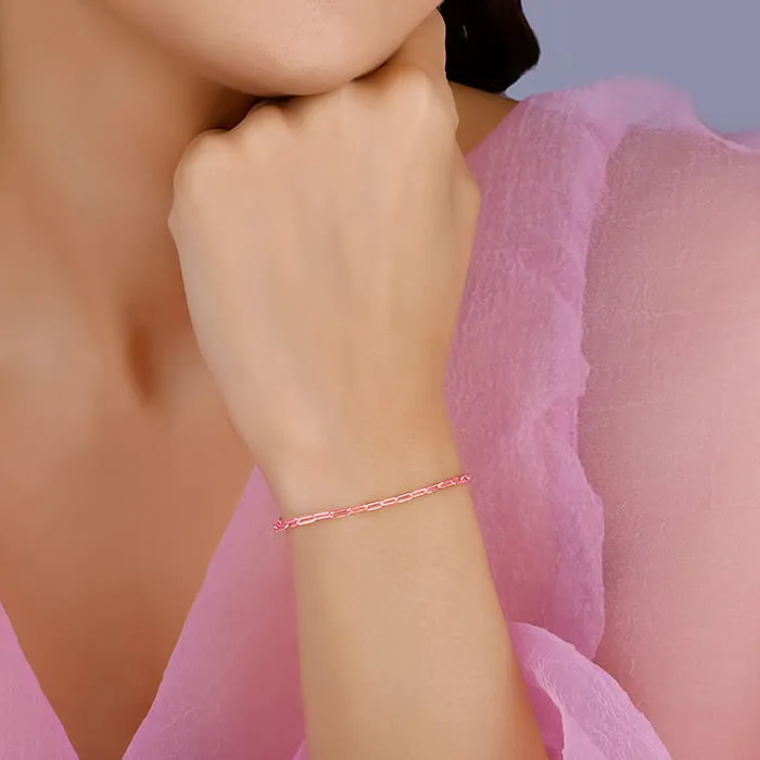 Rose Gold Braid of Beauty Bracelet Giva
