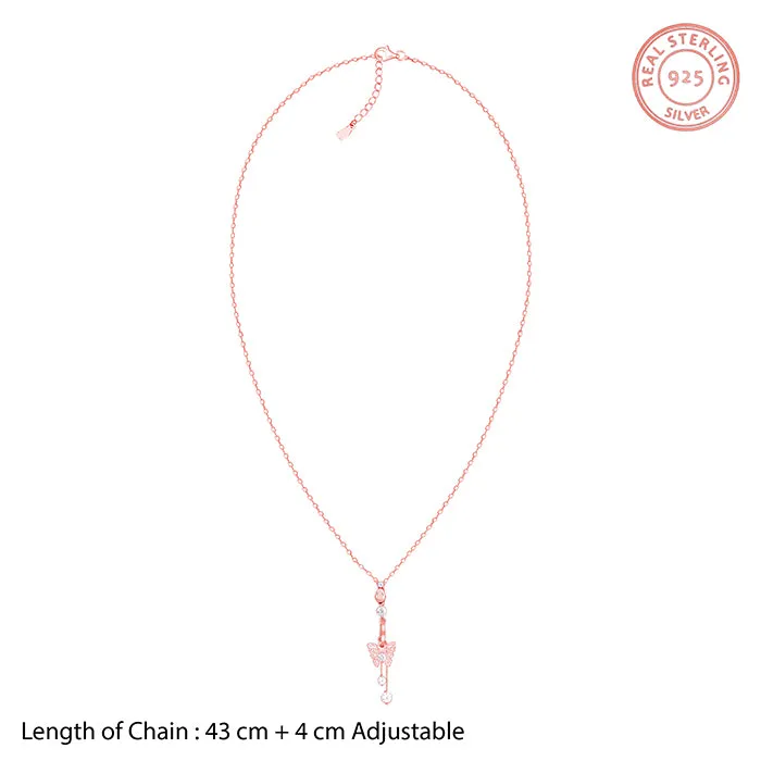 Rose Gold Charming Butterfly Set Giva