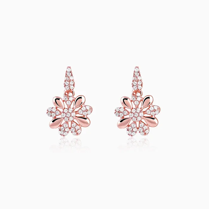 Rose Gold Chloris Dangler Earrings Giva