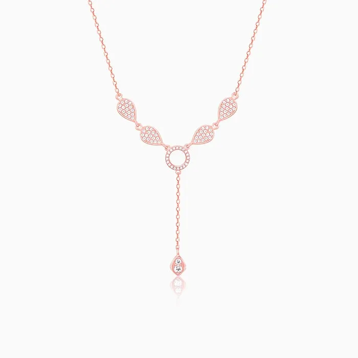 Rose Gold Classic Lariat Necklace Giva