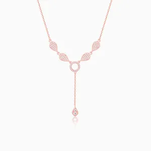 Rose Gold Classic Lariat Necklace Giva